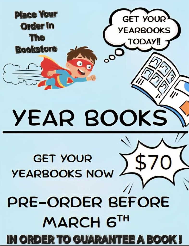 Pre-order yearbook
