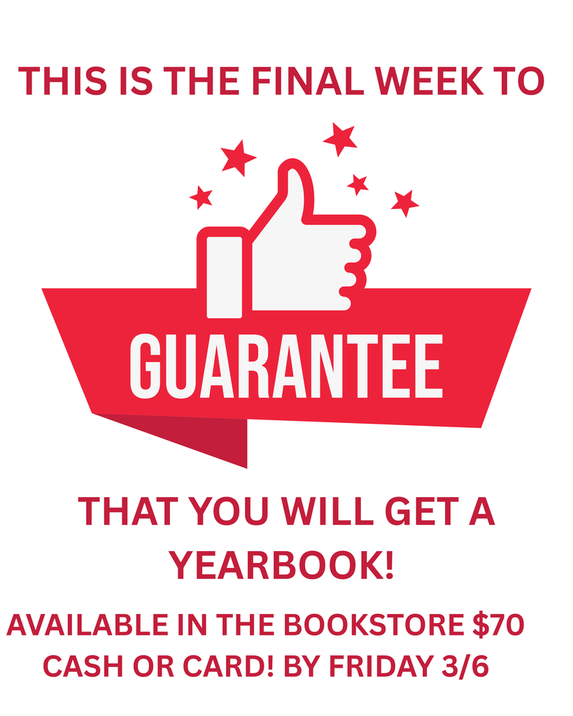 Last week to get a yearbook