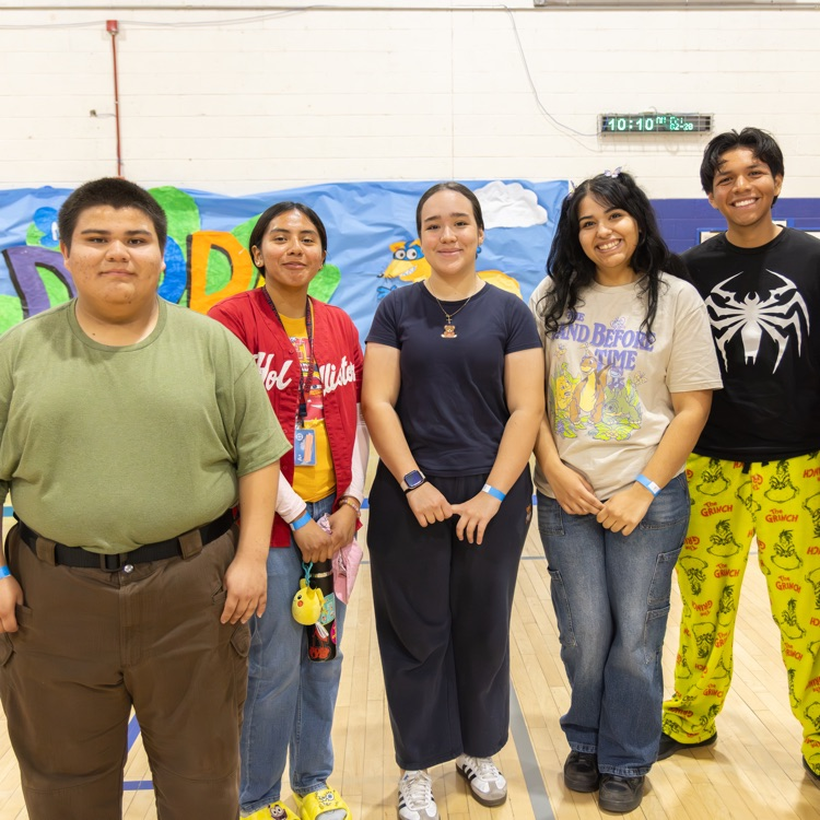 students posing together 