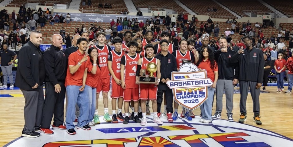 Central's basketball team 