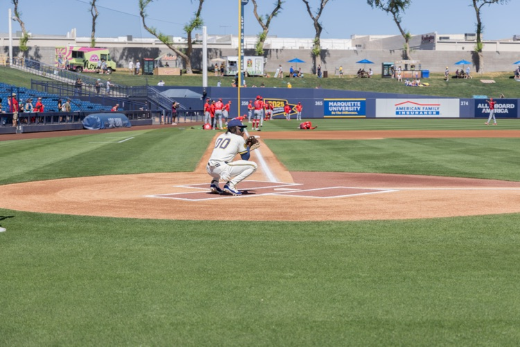 Adrian Stubbs first pitch