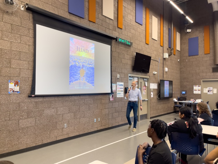 Gareth Hinds speaks to PCA students