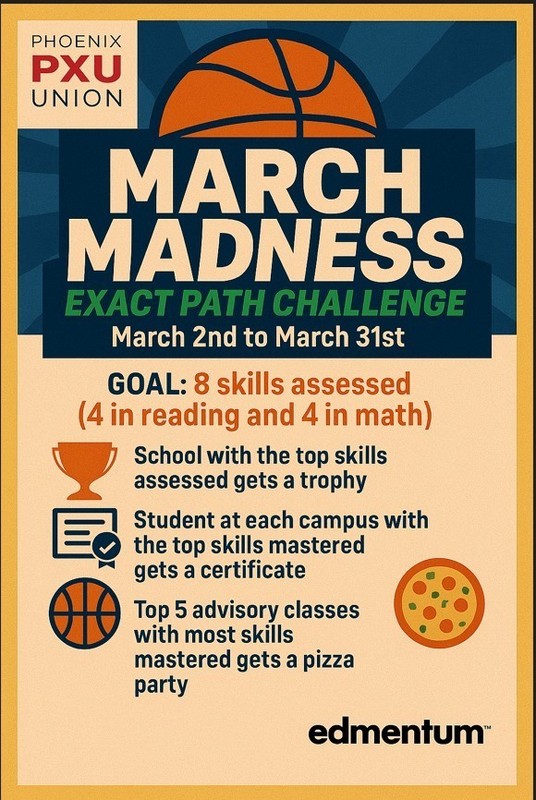 A peach color flyer with a football, pizza, trophy picture