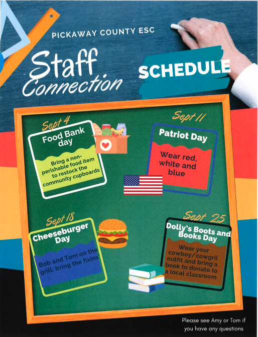 staff connection for September
