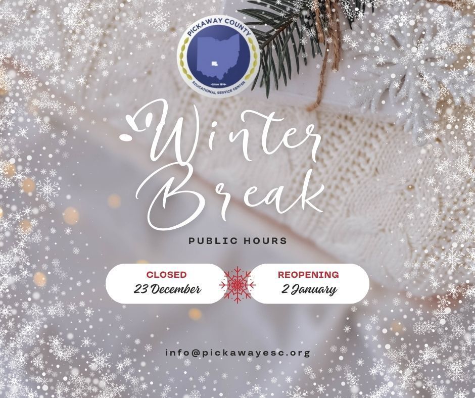 public hours closed 12/23 and reopening on 1/2