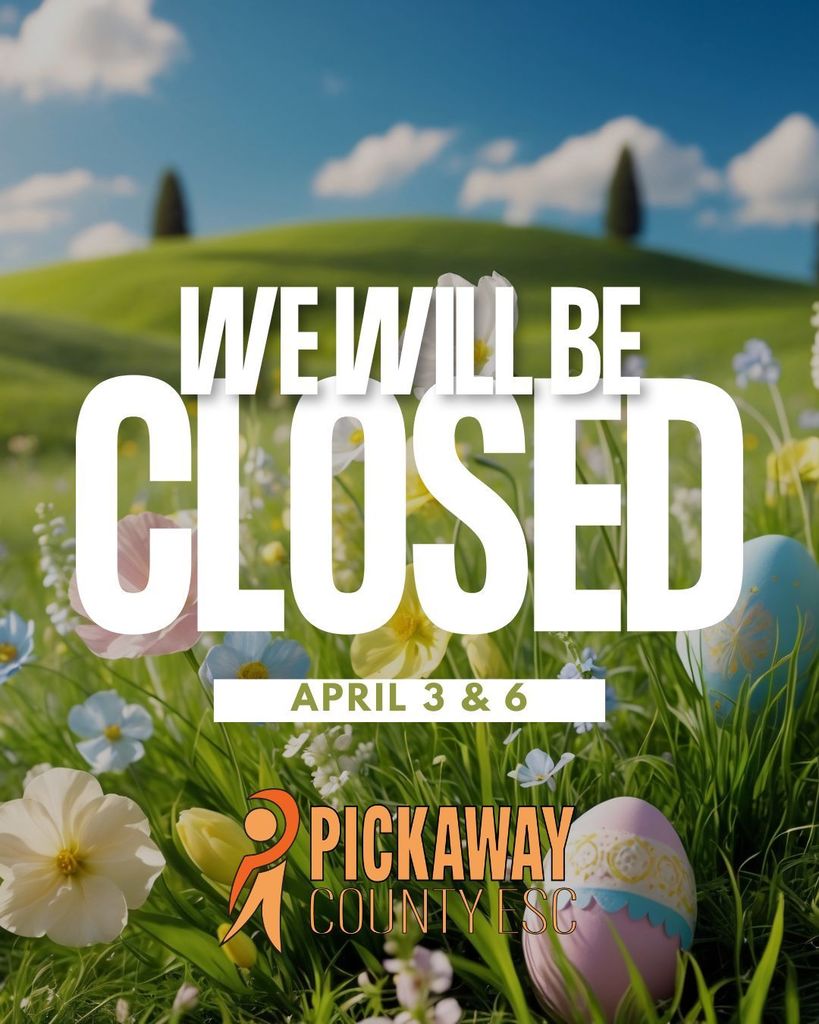 We will be closed april 3 and 6