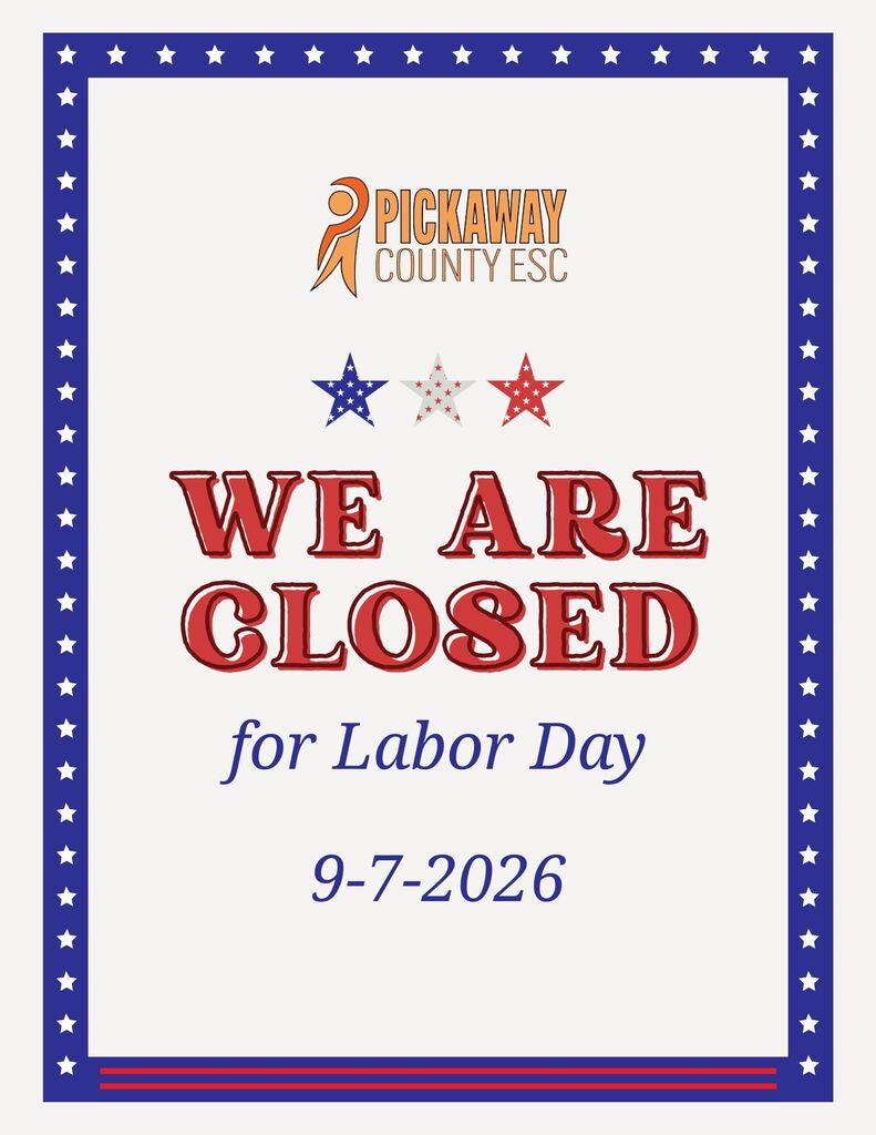 Closed Labor Day 9-7-2026