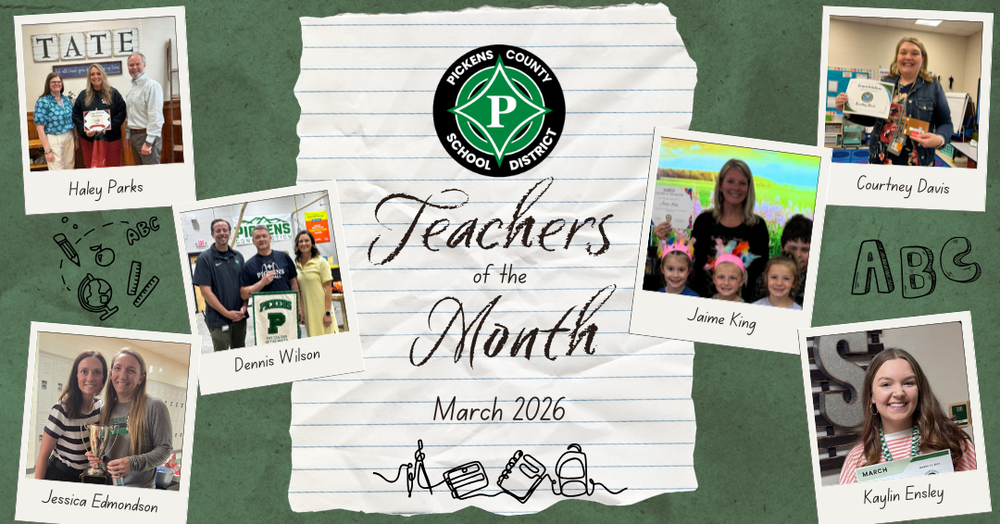 Teachers of the Month for March