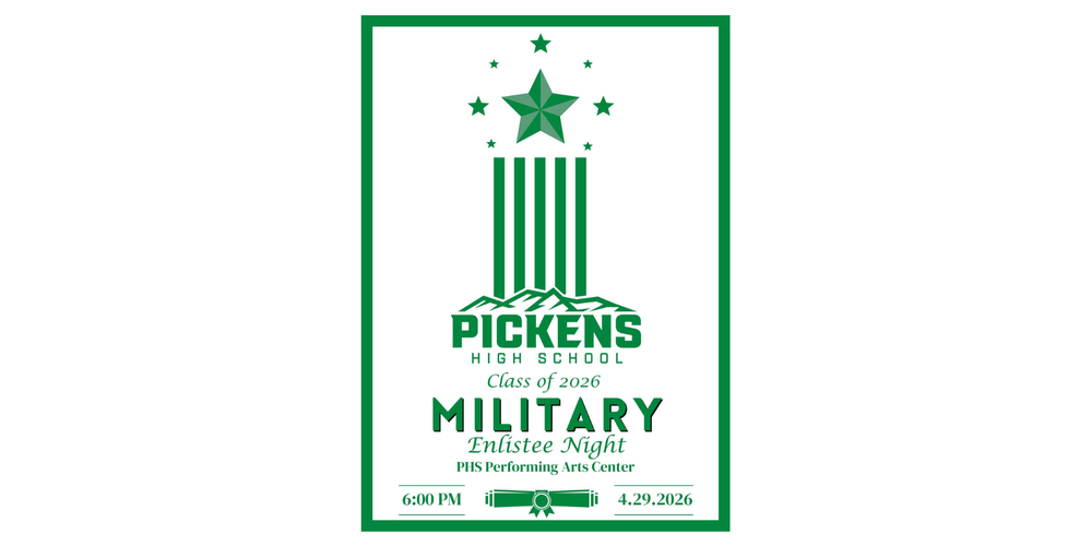 PHS Military Enlistee Night 4/29 6:00 at PAC