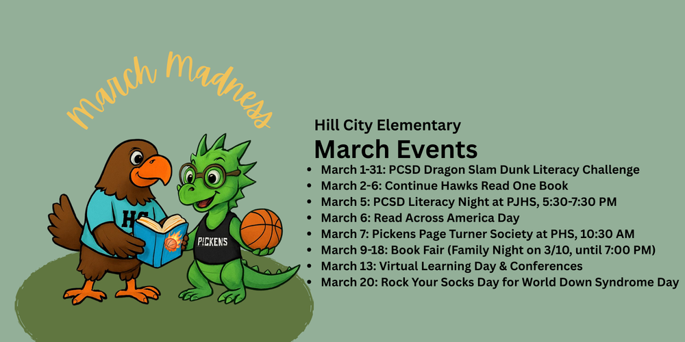 March Events at HCES.