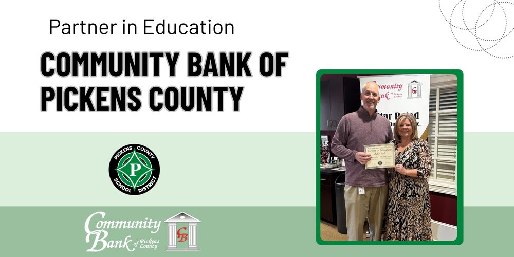 Partner in Education, Community Bank of Pickens County