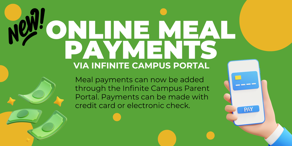 Online Meal Payments via Infinite Campus