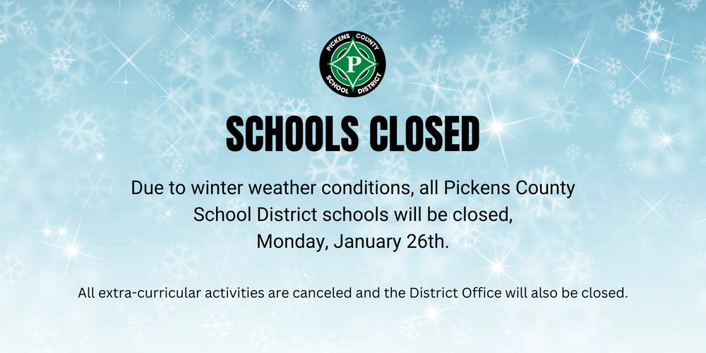 Schools Closed 1/26/26