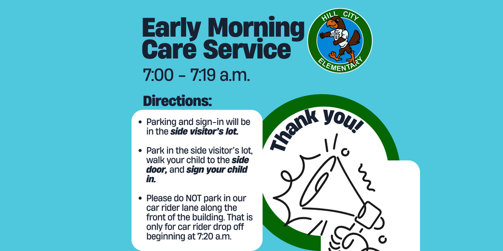 Morning Care Service 7:00-7:19 a.m.