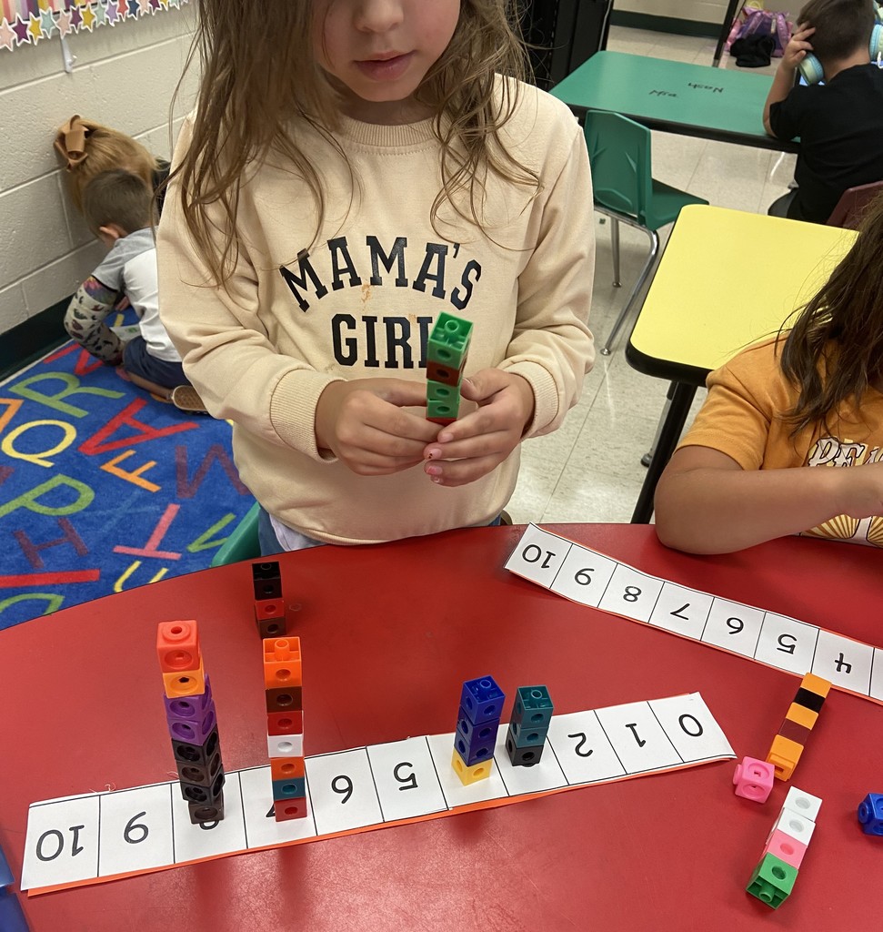 Numbers & letters in kindergarten.