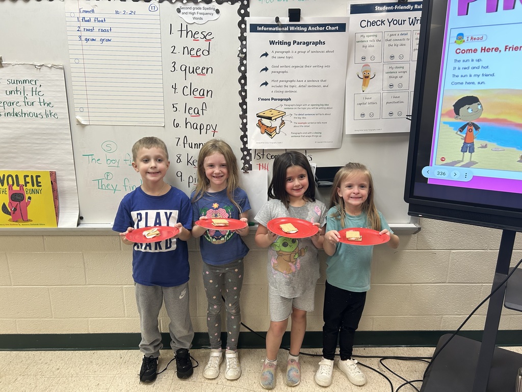 S'more writing in first grade.