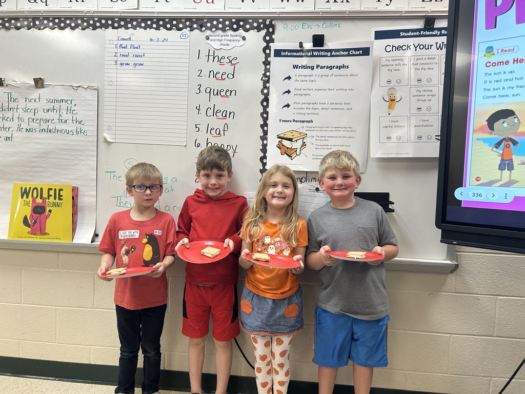 S'more writing in first grade.