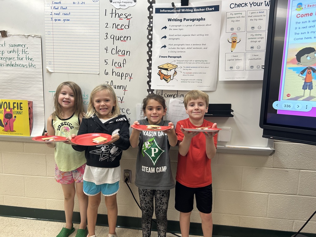 S'more writing in first grade.