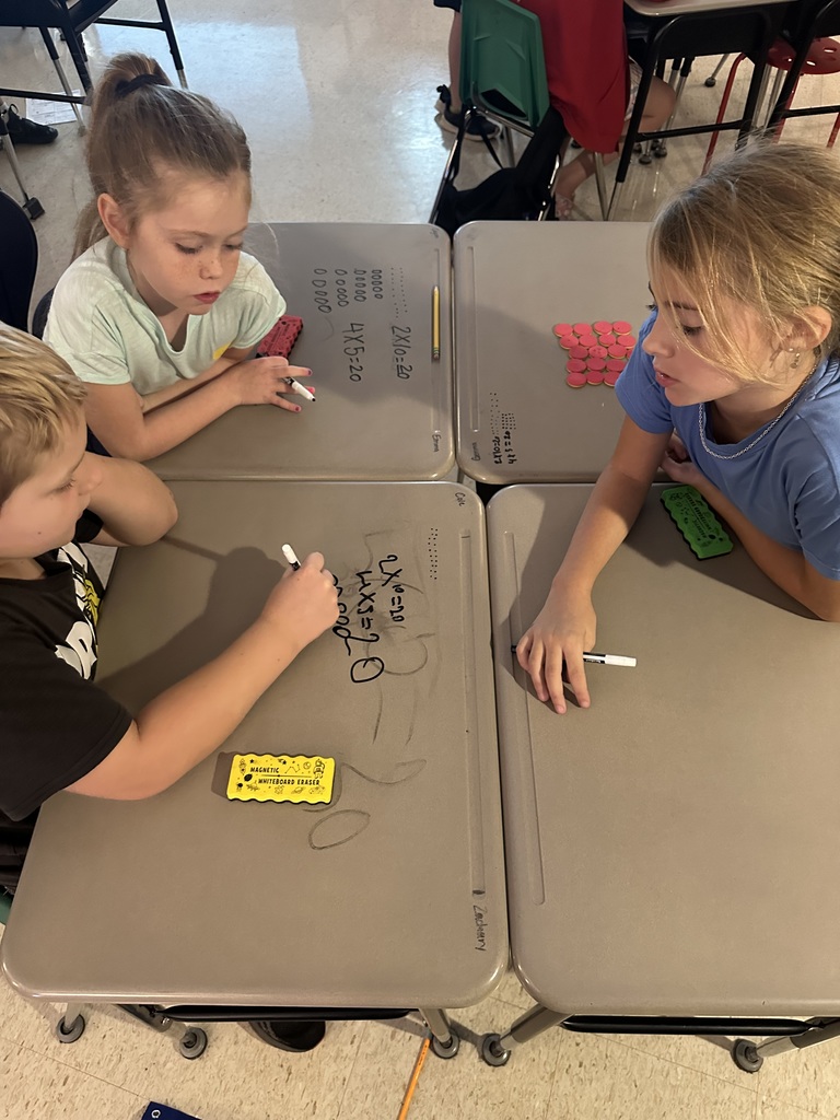 Third grade multiplication practice.
