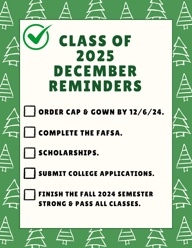 2025 Reminders