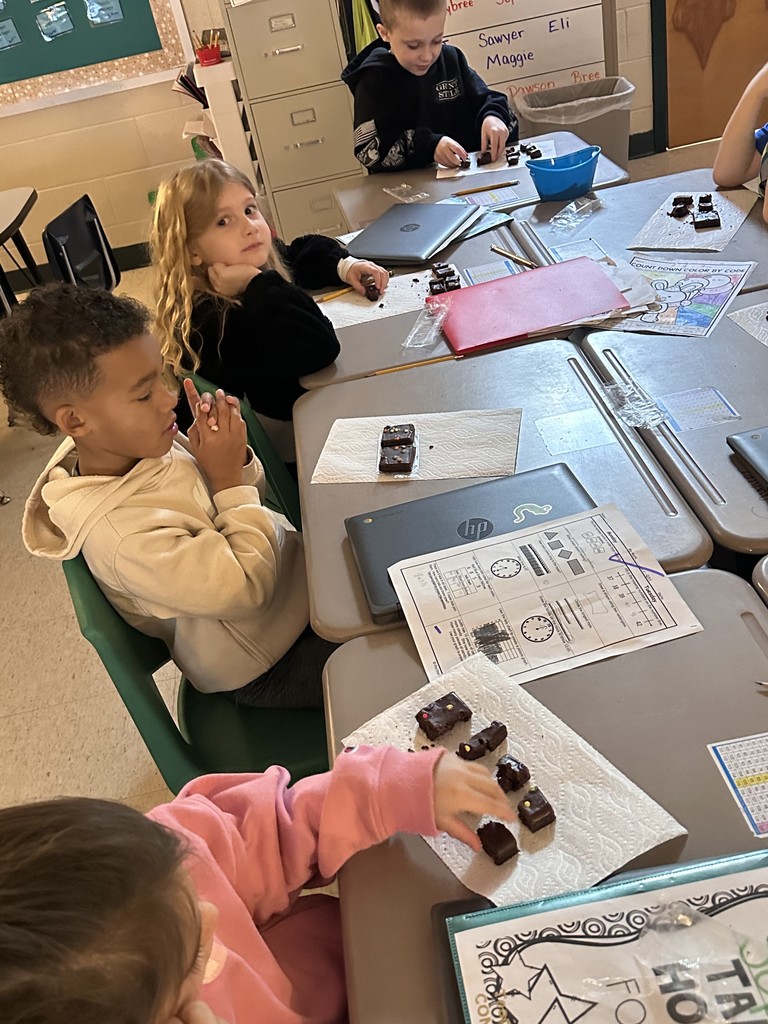Tasty fractions in Mrs. Osborn's class!