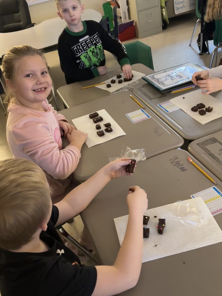 Tasty fractions in Mrs. Osborn's class!