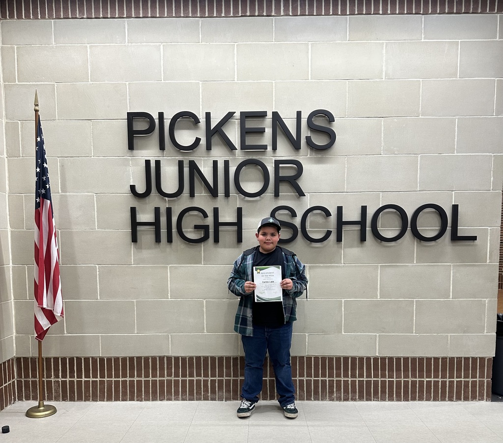 Carlos Luna, student of the week