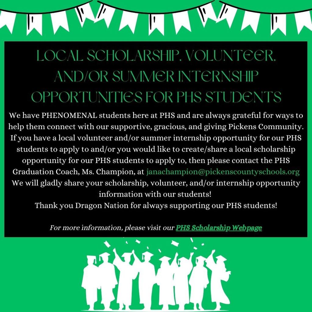 Scholarship Volunteer and Summer Intership