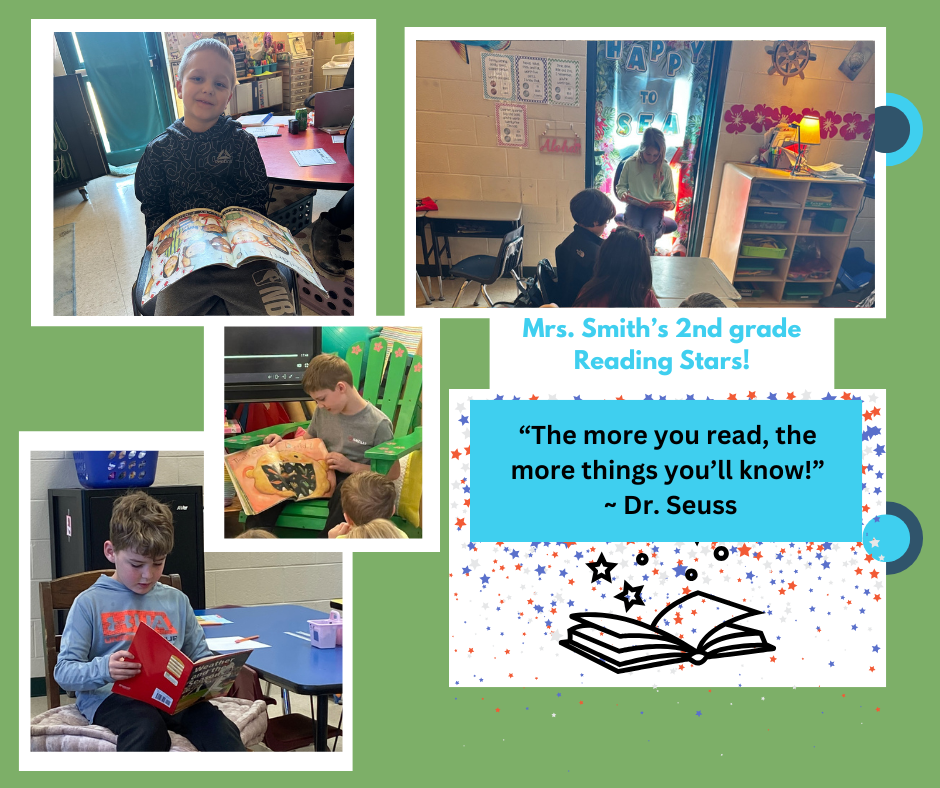 Mrs. Smith's class reads for Read Across America Day!