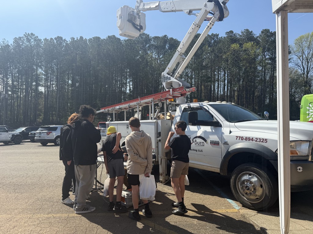 Career Day bucket truck