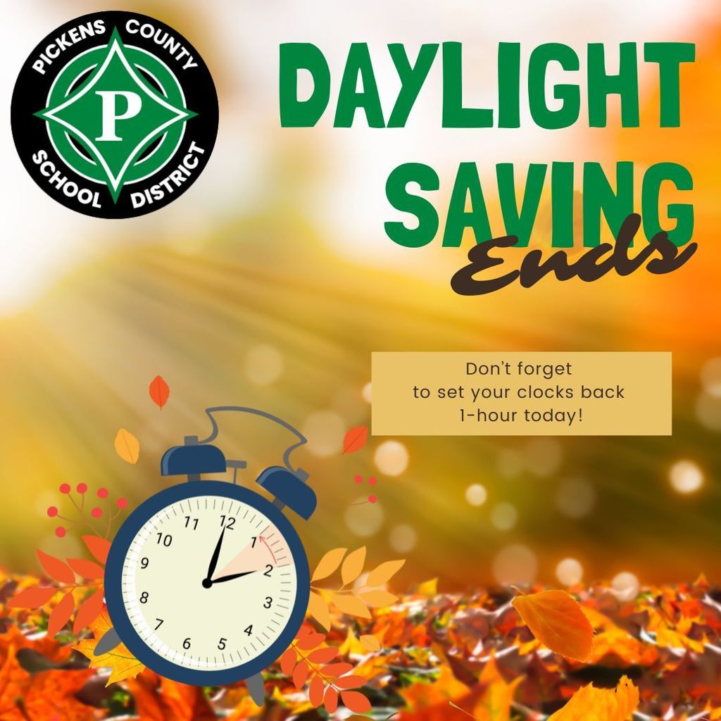 Daylight Saving Time Ends