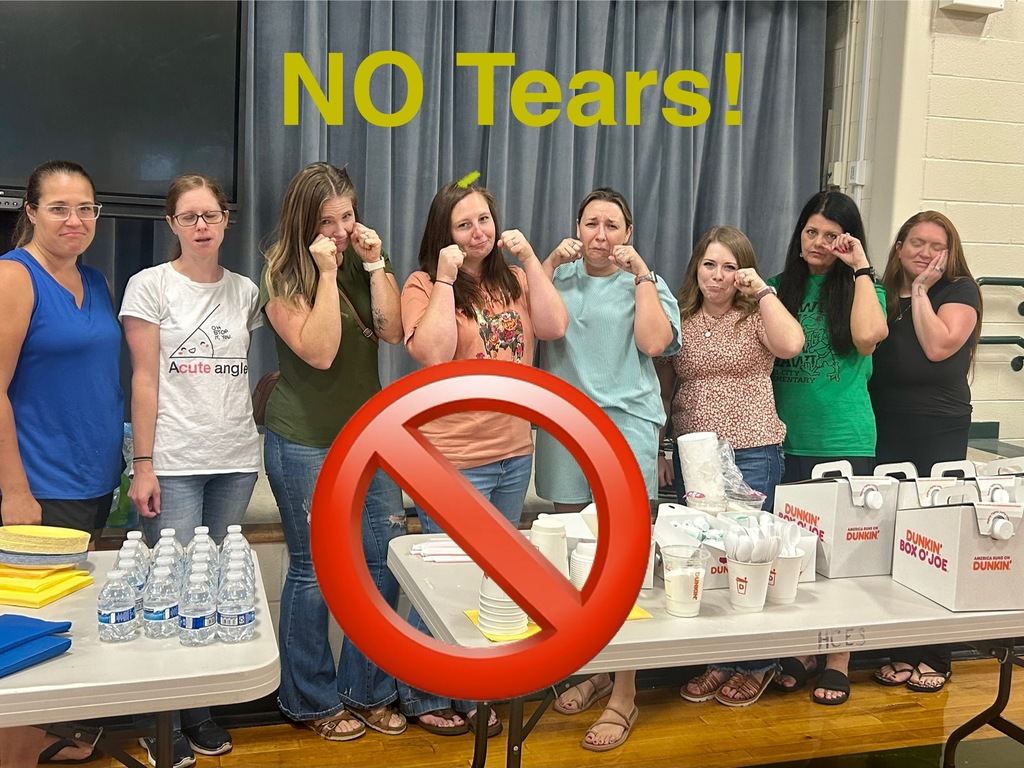 PTO "Cheers & Tears" breakfast for PreK and Kindergarten parents.
