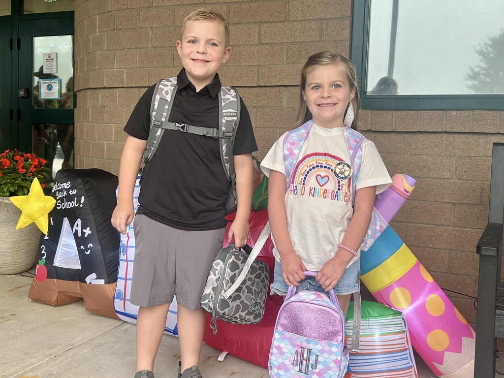 First day for PreK, Kindergarten, and First Grade!