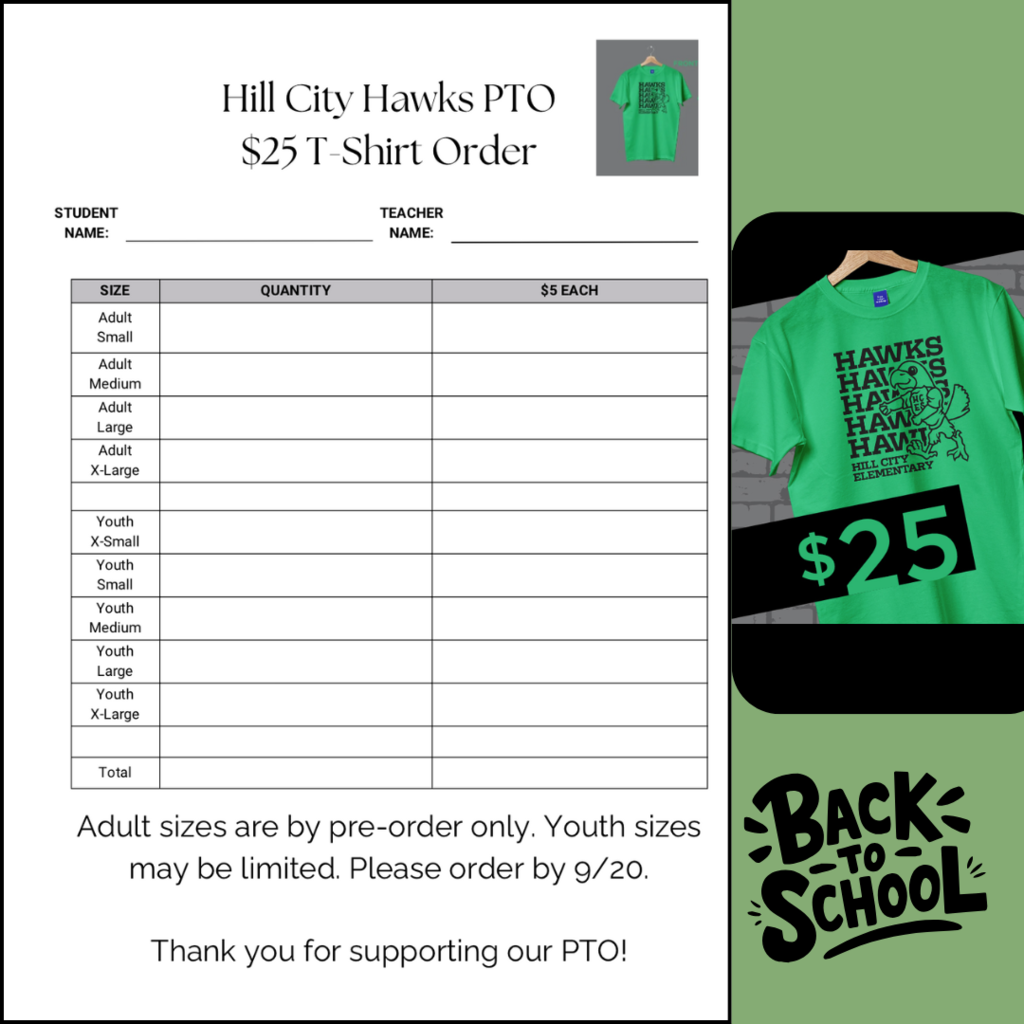 Order your Hill City T-Shirt!