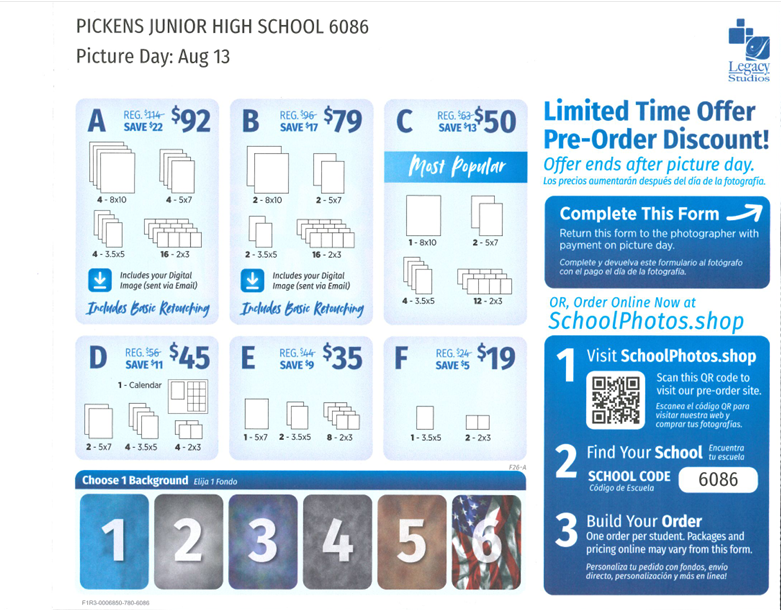 Picture Day Flyer