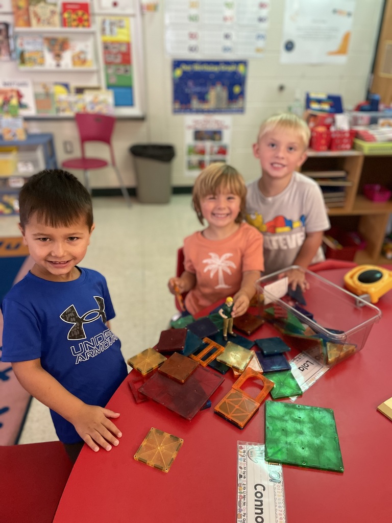 Centers in Mrs. Hamilton's class.