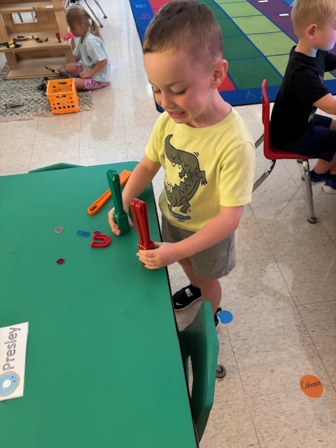 Mrs. Anderson's PreK at centers!