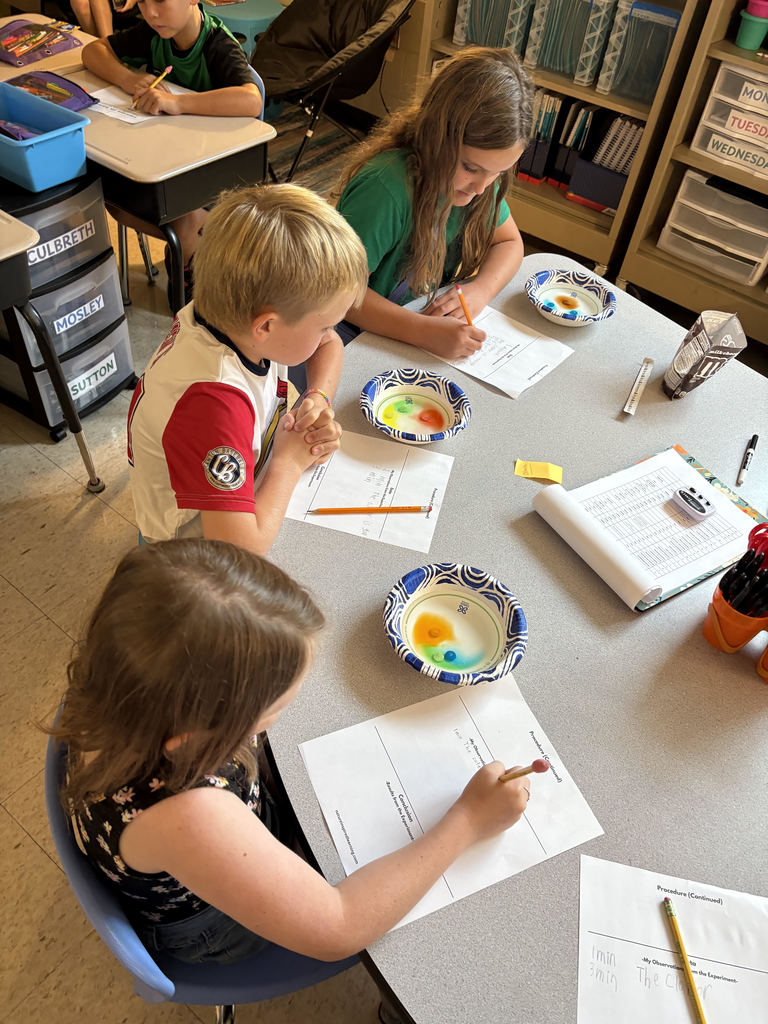Mrs. Culbreth's class and the M&M experiment.