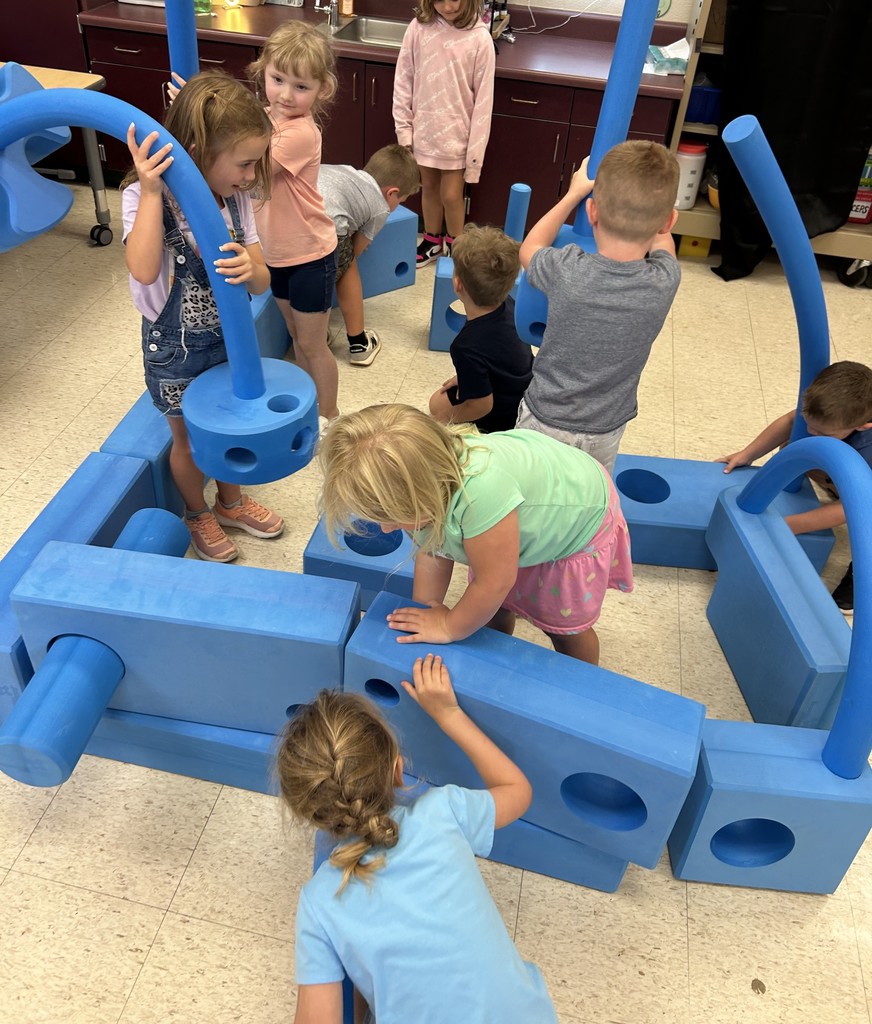 If I Built a School with Big Blue Blocks in the STEM Lab!