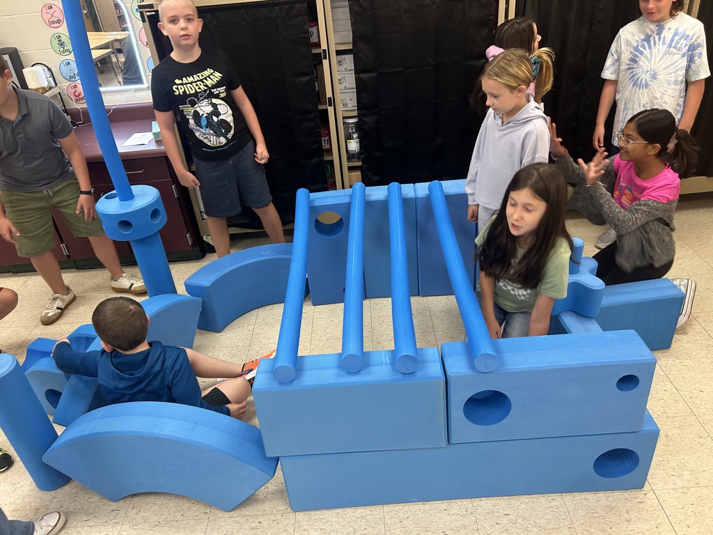 If I Built a School with Big Blue Blocks in the STEM Lab!