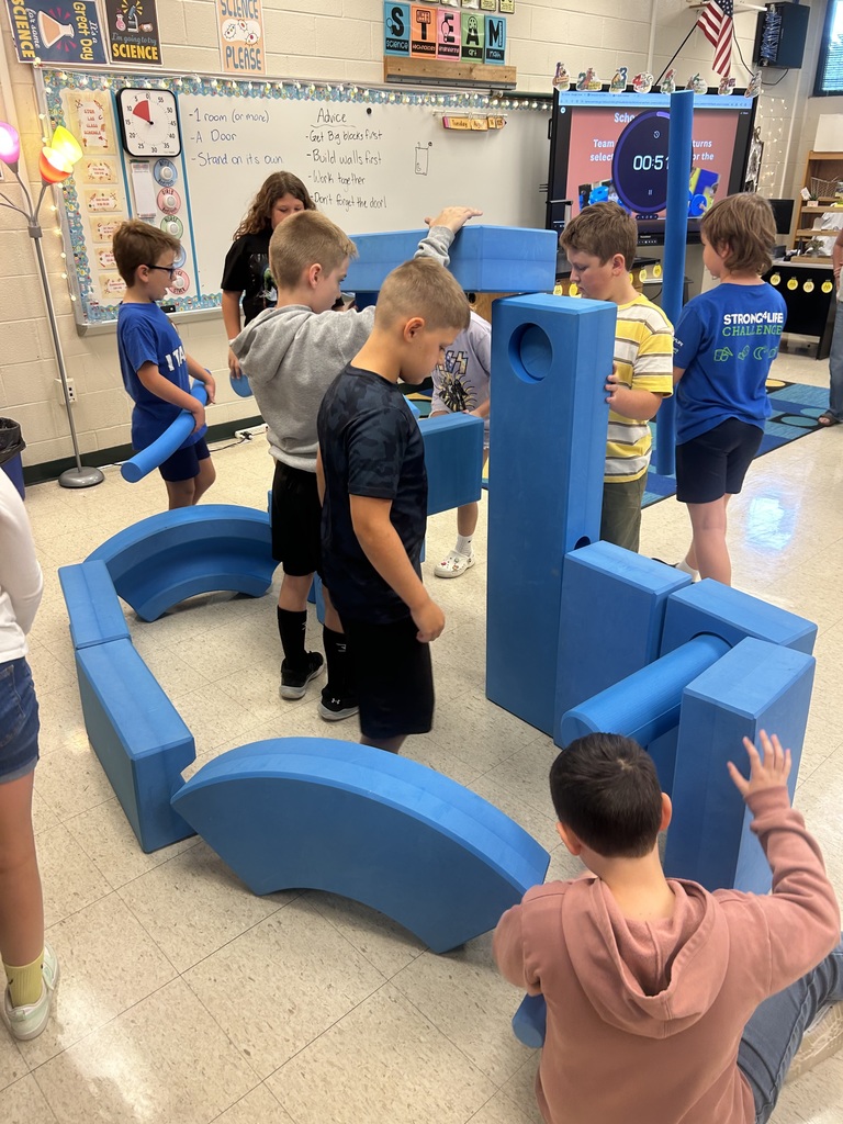 If I Built a School with Big Blue Blocks in the STEM Lab!
