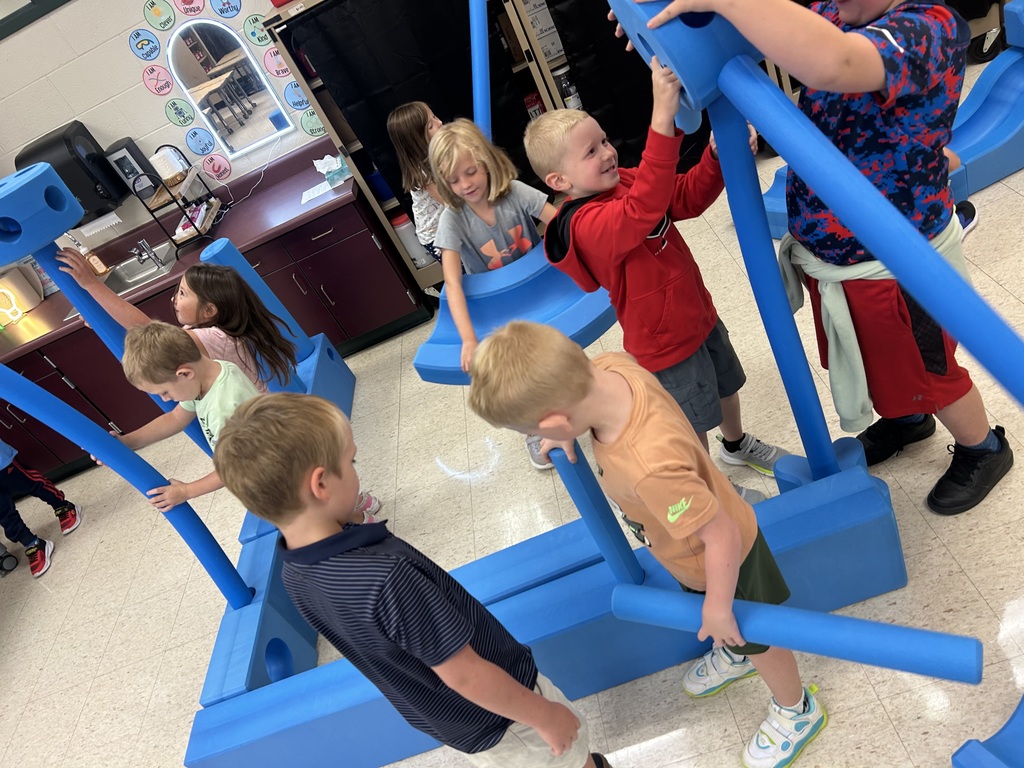 If I Built a School with Big Blue Blocks in the STEM Lab!