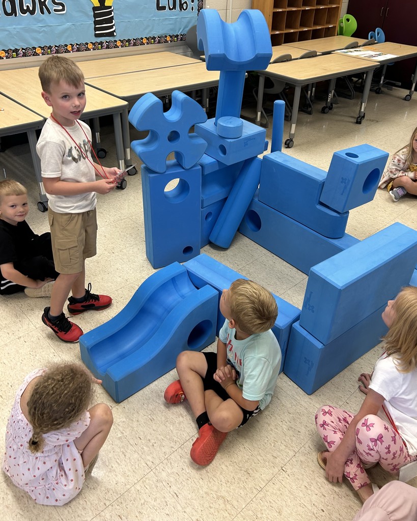 If I Built a School with Big Blue Blocks in the STEM Lab!