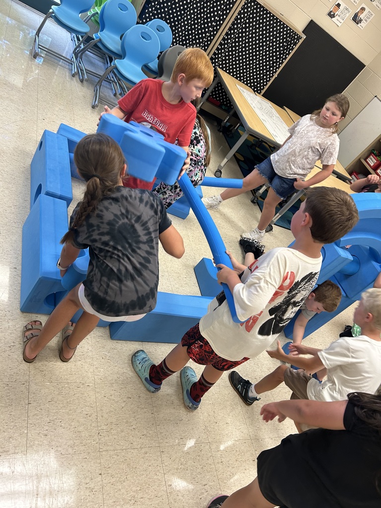 If I Built a School with Big Blue Blocks in the STEM Lab!