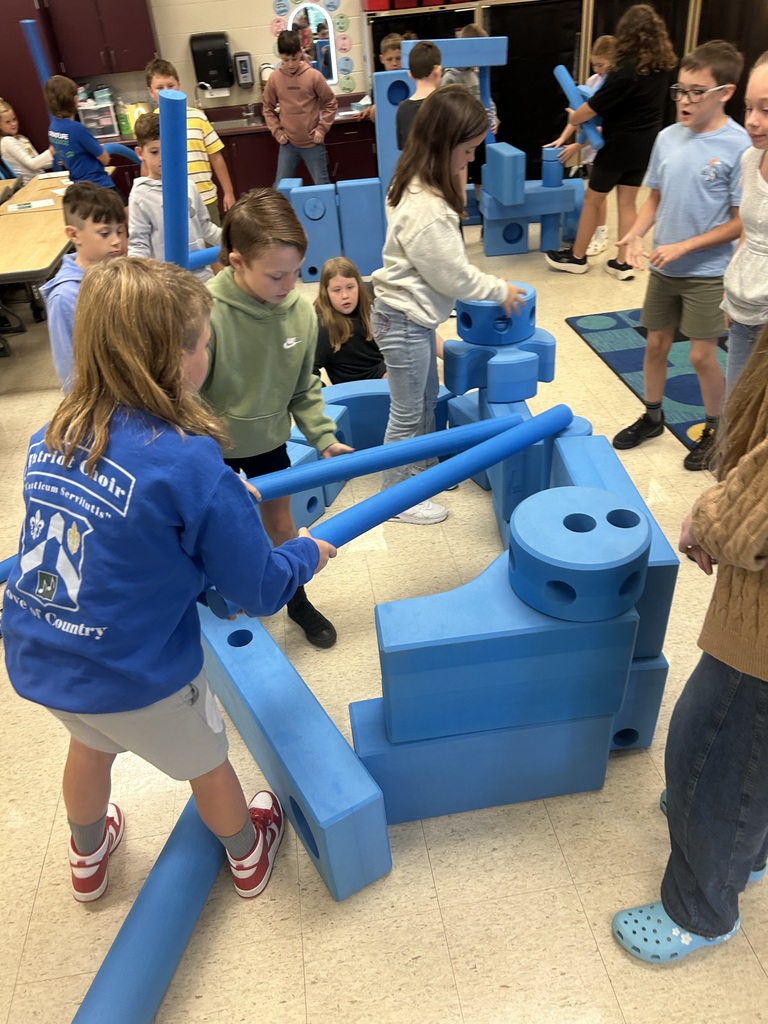 If I Built a School with Big Blue Blocks in the STEM Lab!