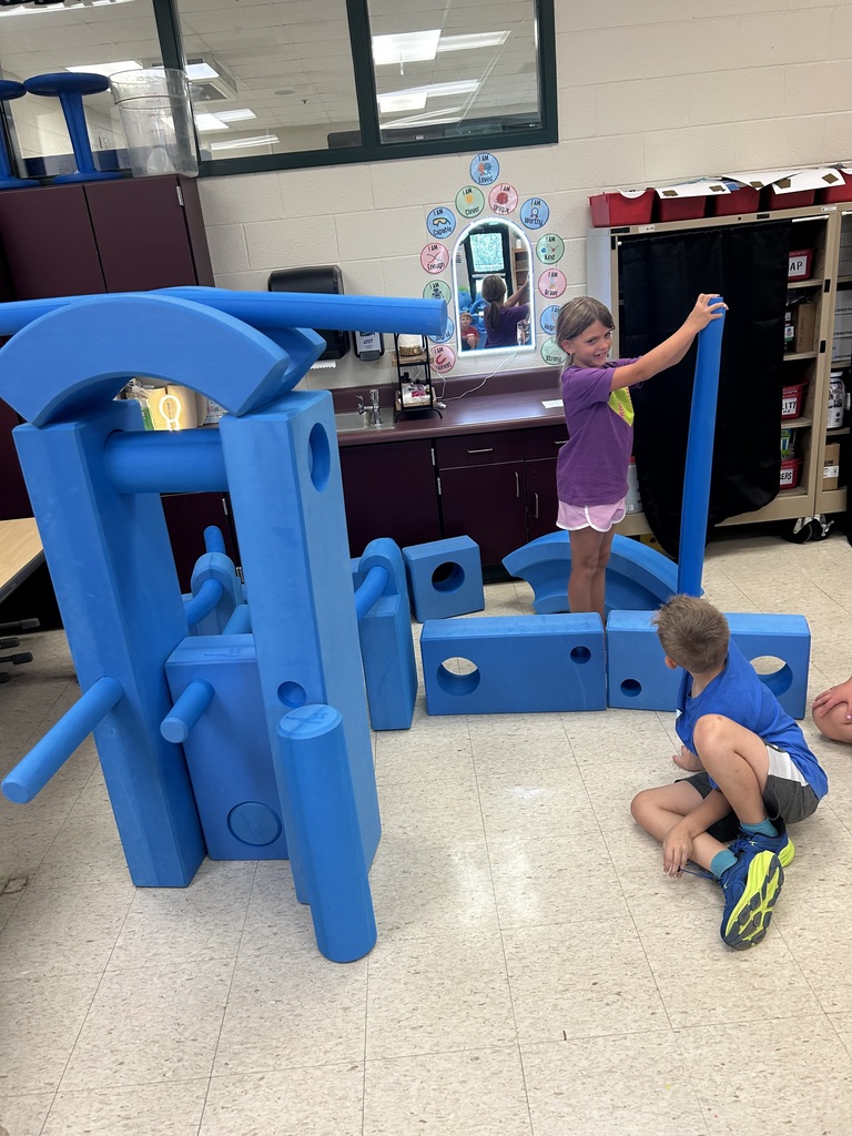 If I Built a School with Big Blue Blocks in the STEM Lab!
