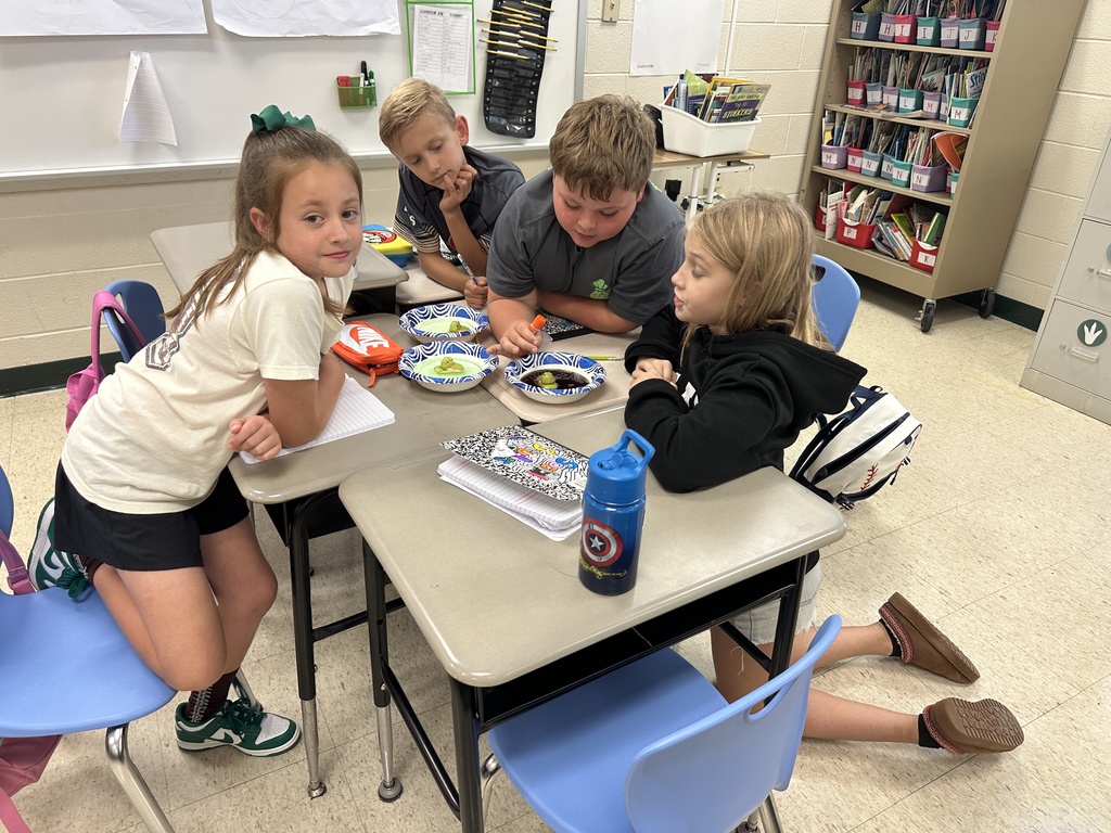 Dissolving Peeps experiment in Mrs. Gilleland's class.