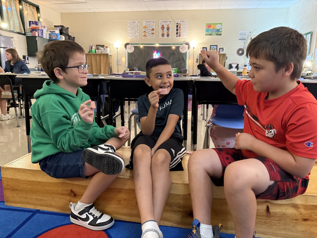Place Value War in Mrs. Sutton's 3rd-grade class.