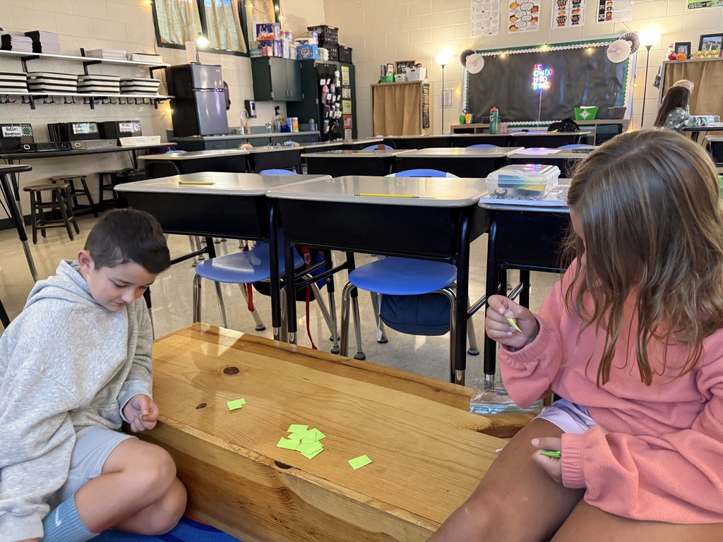 Place Value War in Mrs. Sutton's 3rd-grade class.