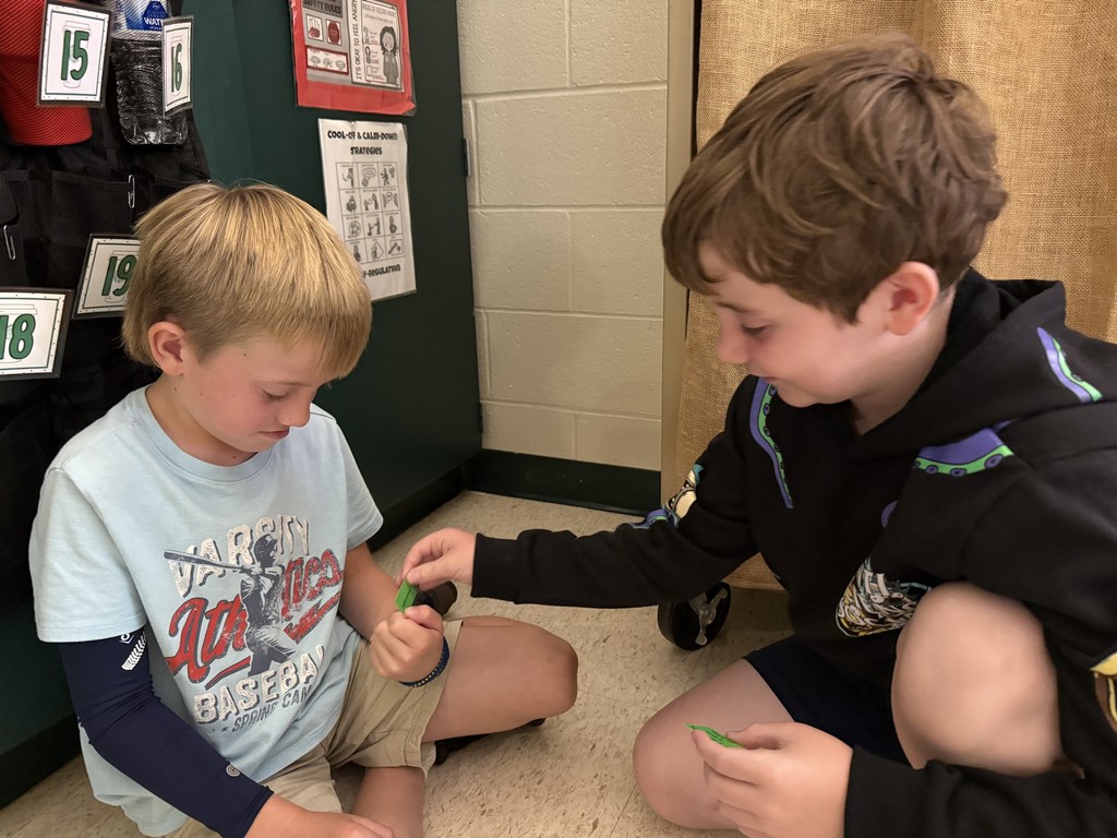 Place Value War in Mrs. Sutton's 3rd-grade class.